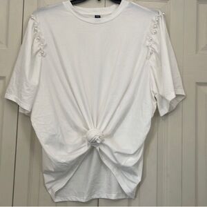 Shein White T-Shirt